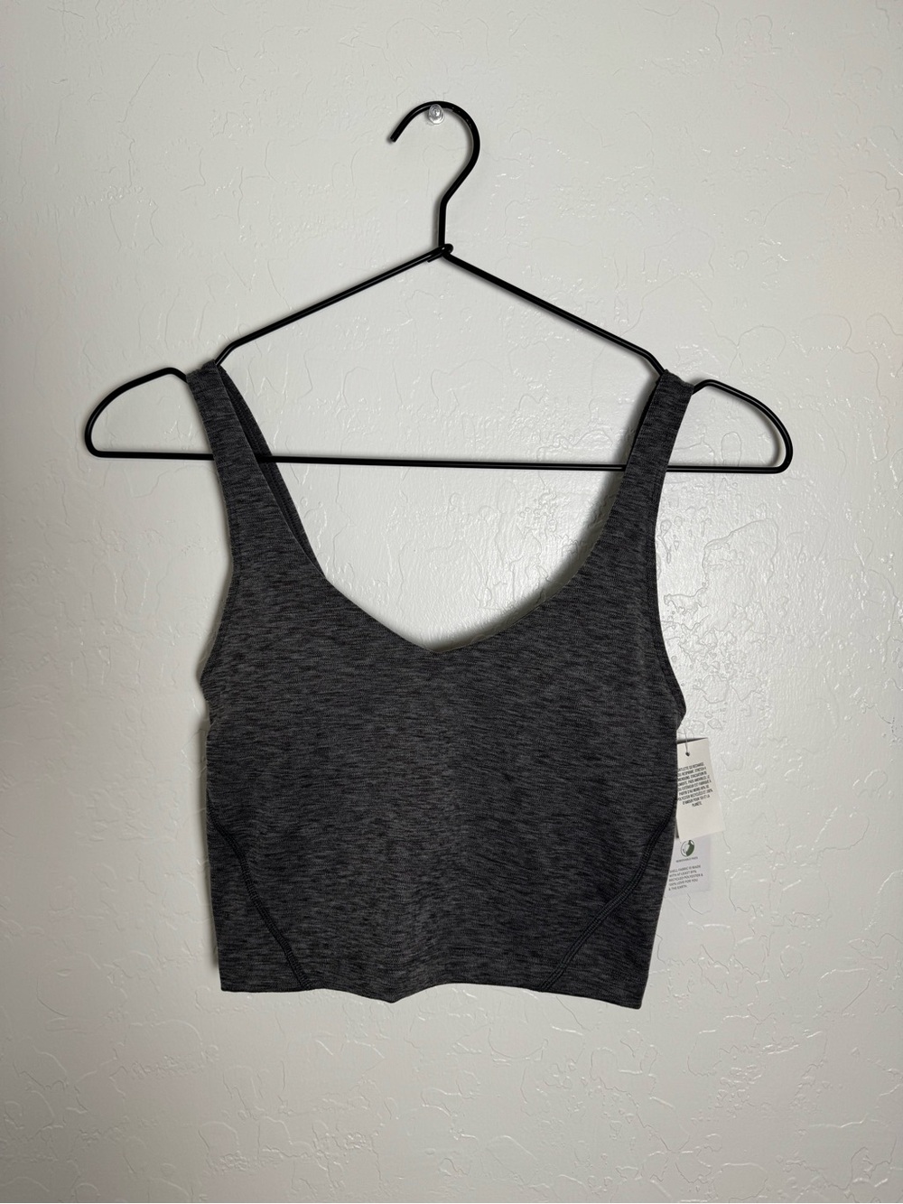 Gilly Hicks Heather Gray Workout Tank Top Go Recharge Sportlette - Picture 4 of 14